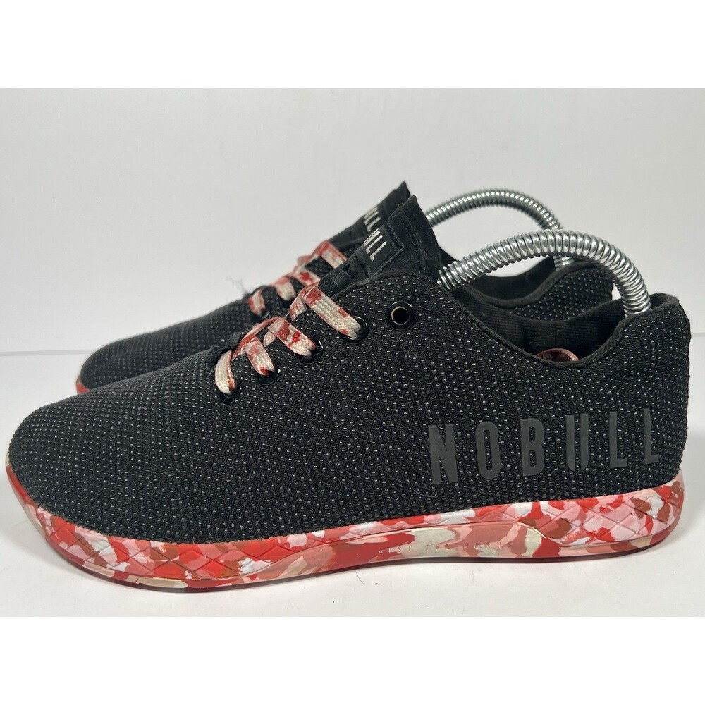 Nobull Trainer Womens Size 8 SuperFabric Trainer Sneaker Black Shoes Low Top